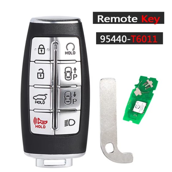 2021 Hyundai Genesis GV80 / 6-Button Smart Key / PN: 95440-T6100 /PN: 95440-T6011/ TQ8-FOB-4F35 (AFTERMARKET)
